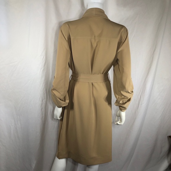 Alfani Roll-Up Sleeve Trench Jacket - Picture 4 of 8